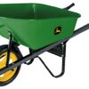 755625044488 John Deere 100L professionaalne käru paksust metallist vanniga