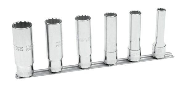 7806MD Pikkade kaksteistkant padrunvõtnete kmpl 7805DM 10-22mm 1/2" 6 osa siinil