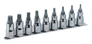 7809TO Padrunotsakute 7809TORX kmpl T20-T60 9 osa siinil 1/2"