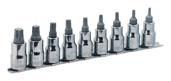 7809TO Padrunotsakute 7809TORX kmpl T20-T60 9 osa siinil 1/2"