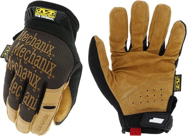 781513631492 Kindad Mechanix Durahide™ Original® Leather must/pruun, suurus L