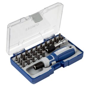 8414909243123_1 Otsakute komplekt kruvikeerajaga Irimo 32 osa 1/4"