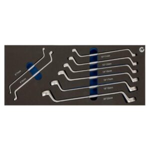 8414909243420 Kahepoolsete silmusvõtmete kmpl 8 osa 6-22mm 1/3 vahtaluses Irimo