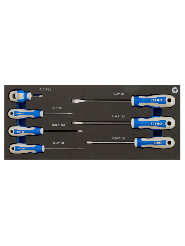 8414909243482 Lapikute kruvikeerajate kmpl 7 osa 1/3 vahtaluses Irimo