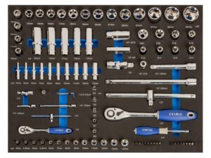 8414909243680 1/4" ja 1/2" padrunvõtmete kmpl 94 osa 3/3 vahtaluses Irimo
