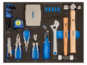 8414909243697 Tööriistade kmpl 85 osa 3/3 vahtaluses Irimo