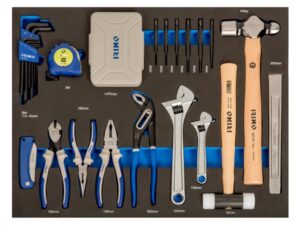 8414909243727 Tööriistade kmpl 87 osa 3/3 vahtaluses Irimo