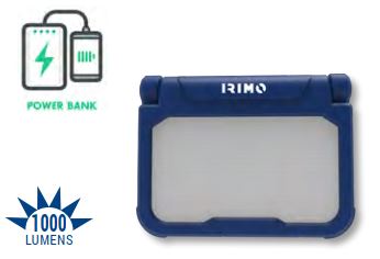 8414909244663 Töövalgusti LED 27xSMD 500/1000lm, pöörlev käepide, laetav, akupank, IP54