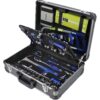 8414909245417_1 Aluminium tool case filled with tools, 145 pcs