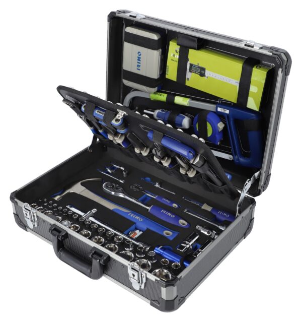 8414909245417_1 Aluminium tool case filled with tools, 145 pcs