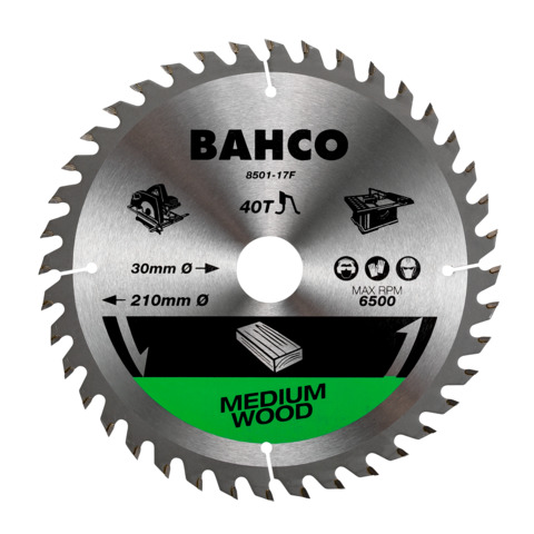 8501-3 Saeketas Bahco 130x00mm 16H 18°, (16/13mm adapterid), puidule