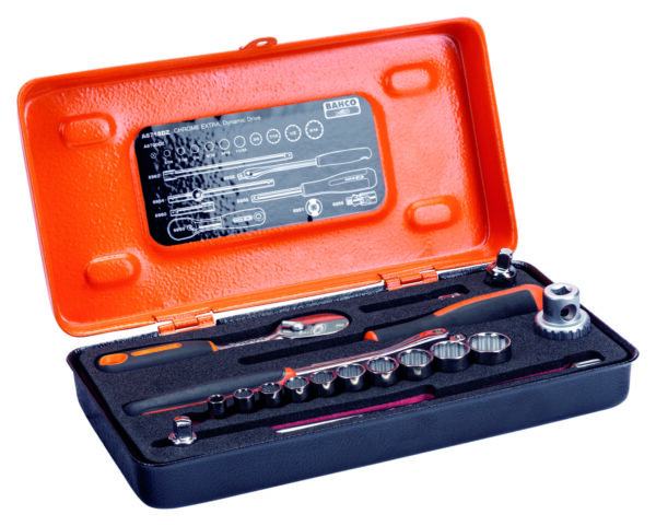 A6718DZ Kaksteistkant padrunite A6700DZ kmpl tollmõõdus 3/16"-9/16" 18 osa 1/4"