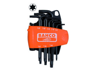 BE-9585 Kuuskantvõtmete kmpl. TORX T9-T40 8 osa magnetiseerija/demagnetiseerijaga