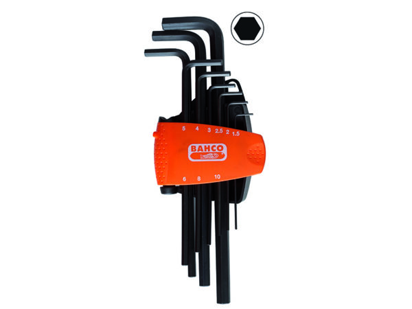 BE-9588 Pikkade kuuskantvõtmete kmpl 1,5-10mm 9 osa