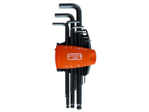 BE-9678 Kuuskantvõtmete kmpl. kuulpea 1,5-10mm 9 osa