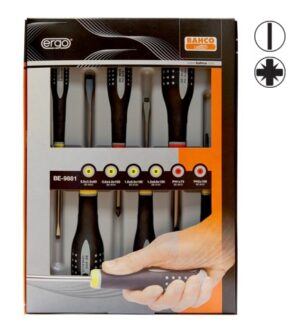 BE-9882 Kruvikeerajate kmpl. ERGO™ 6 osa - PZ1/2; SL 3,0/4,0/5,5/6,5