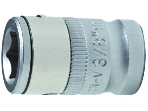 BE504902 Adapter 10mm kuuskant otsakute jaoks 3/8" sabaga