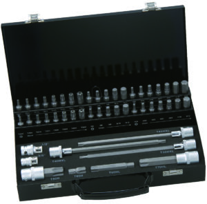 BE5049T 10mm otsakute kmpl 49 pcs Torx, HEX, XZN M