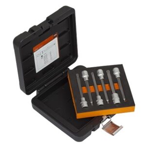 BE5103 XZN padrunotsakute komplekt 1/2", 6 osa, 140mm