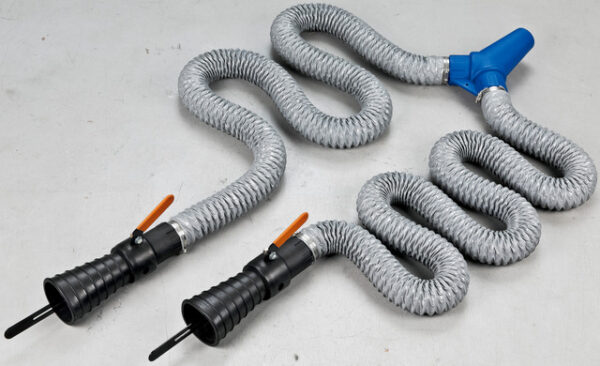 BUCPE3SDH Adapter kahele summuti torule heitgaaside imurile BUCPE