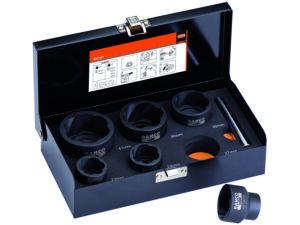 BWTSP7 Twist padrunite kmpl 7 osa 1/2" 22/24/27/32mm ja 3/4" 36/41mm