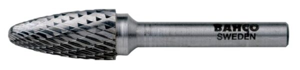 F1020M06X Kõvasulam pöördviil, kaarjas ümara otsaga diam 10mm, saba 6mm, keskmine raie