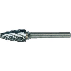 F1225AL06 Pöördviil alumiiniumile, kaarjas ümara otsaga 12x25mm 8mm sabaga AL 6