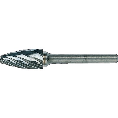 F1225AL06 Pöördviil alumiiniumile, kaarjas ümara otsaga 12x25mm 8mm sabaga AL 6