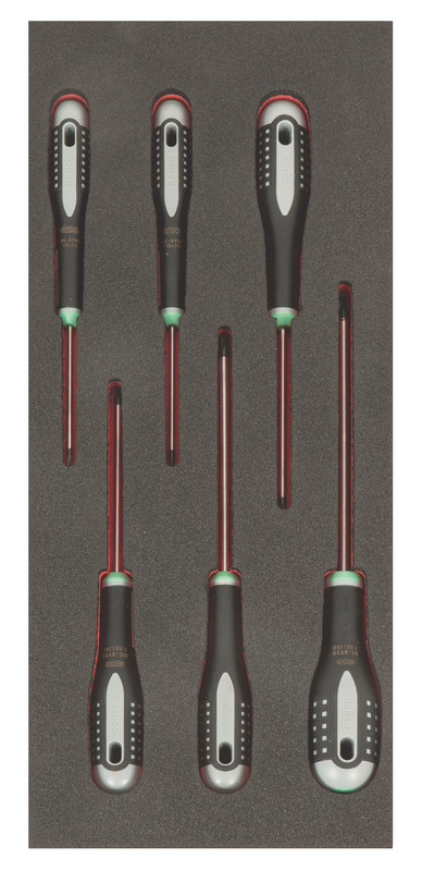 FF1E1009EH ERGO Torx kruvikeerajate kmpl 6 osa Fit&Go 1/3 - T8 - T10 - T15 - T20 - T25 - T30