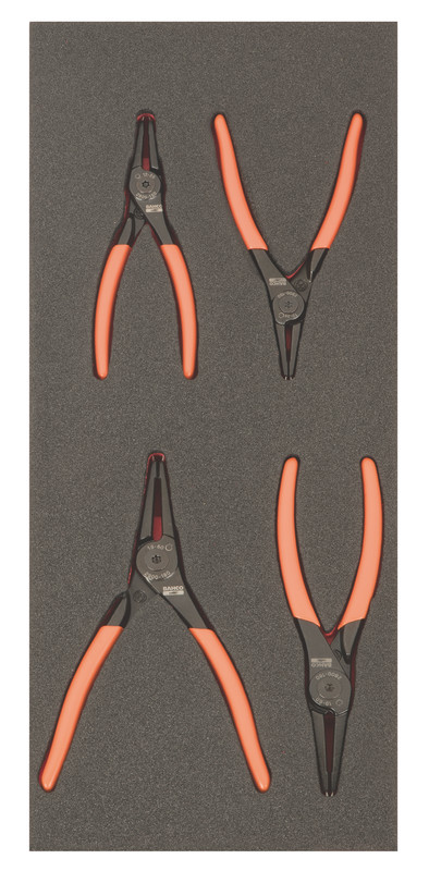 FF1E4005EH Lukustusrõnga tangide kmpl 4 osa Fit&Go 1/3 - 2x avale - 2x võllile