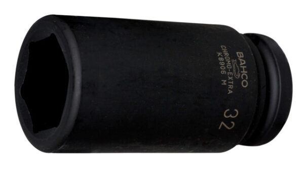 K8906Z-1 Kuuskant pikk löökpadrunvõti K8906Z 1", 3/4"