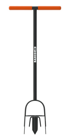 LST-99102 Kolm ühes kultivaator, aeraator ja umbrohu eemaldaja, terasest varre ja T-käepidemega, 1080mm