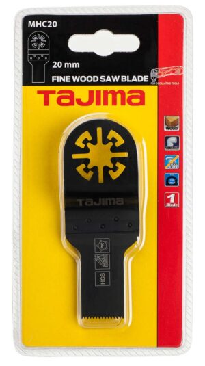 MHC20-1 Tajima multitööriista saetera puidule, plastikule ja pehmele metallile, sirge 20mm