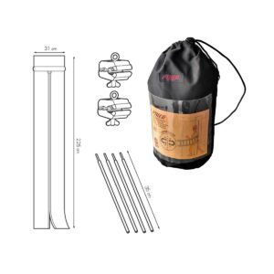 PI34110_1 Ajutise ukse komplekt, magnetiga sulguv, 2250x310mm