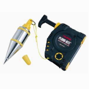 PZB400GD Tajima Plumb-Rite nöörlood, 400g kiirstabiliseeruv loodinukk, elastomeerkorpus ja seinakinnitus, 4,5m