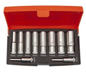 S0810L Pikkade padrunite S0810L kompl. 4-13mm 1/4" 10 osa