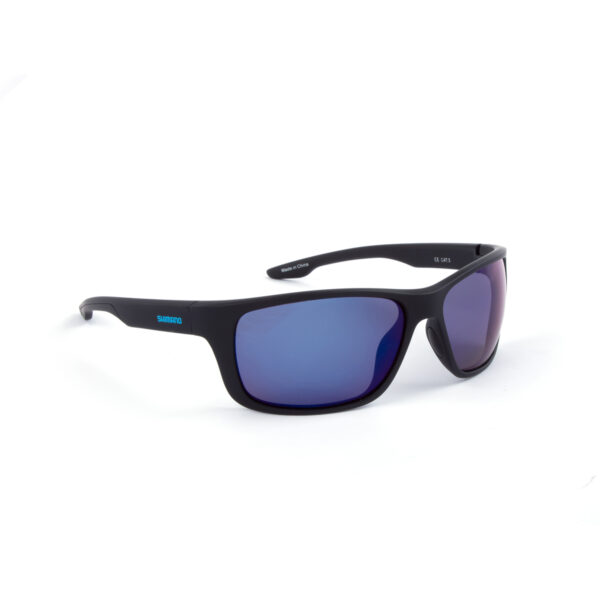 SKU_SHMGFMBBM Shimano Eyewear Matte Black & Blue Mirror