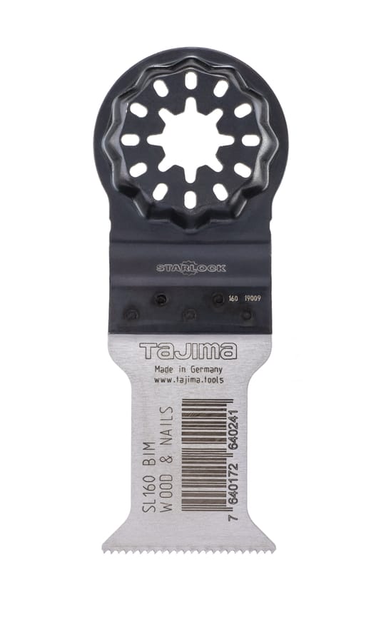 SL160BIM Tajima Starlock multitööriista saetera bimetall 50x35mm, naeltega puidule