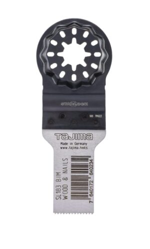 SL183BIM Tajima Starlock multitööriista saetera bimetall 34x20mm, naeltega puidule