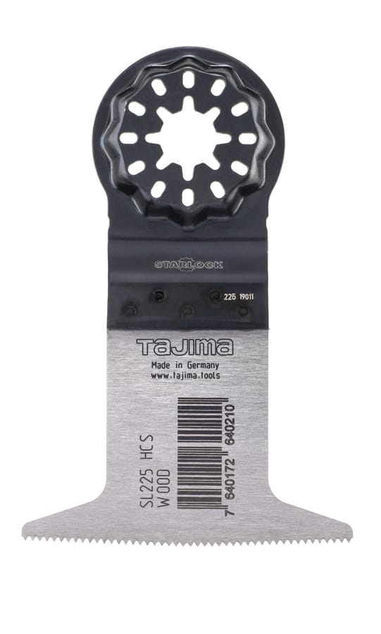 SL225HCS Tajima Starlock multitööriista saetera HCS 50x65mm, kaardus, puidule