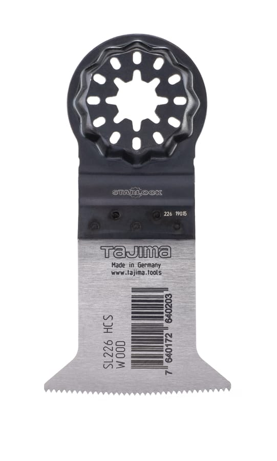 SL226HCS Tajima Starlock multitööriista saetera HCS 50x50mm, kaardus, puidule