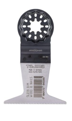 SL228BIM_50_1 Tajima Starlock multitööriista saetera bimetall 50x65mm, naeltega puidule, 50tk