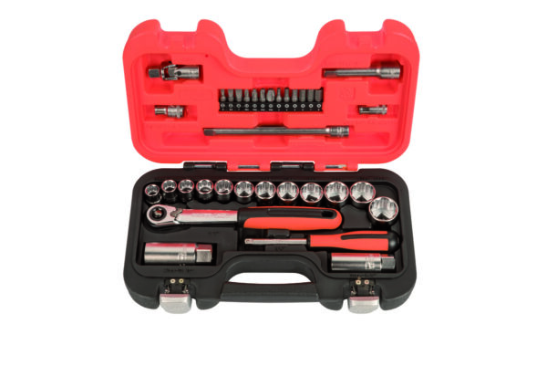 SL34 Padrunite kmpl. 10-22mm 1/4" + 3/8" 34 osa SLIM narrega