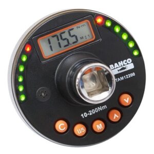 TAM12200 Digitaalne dünamomeetriline adapter 10-200 Nm 1/2" nurga ja kraadi mõõtmise võimalus
