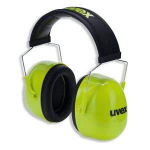 UV2600004 Earmuffs Uvex K4 SNR: 35dB, Yellow Hi-Viz Soft head band