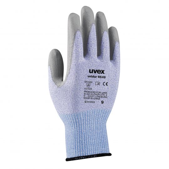 UV6051607 HPPE/PU-glove, Unidur 6649, sz.7
