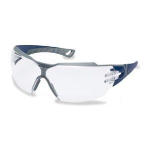 UV9198257 Safety spectacles Uvex cx2, clear lense, supravisionv excellence coatong. blue/grey frame