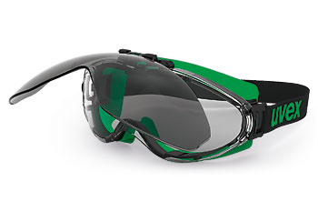 UV9302045 Keevitusprillid Uvex Ultrasonic flip-up. Läbipaistev HC/AF + hall lääts, keevitustumedus 5 infradur Plus.