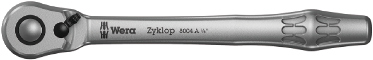 WE05004004001 Wera Zyklop metal ratchet with switch lever, 1/4´´ drive, 8004 A