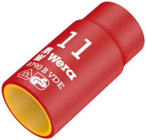 WE05004951001 Wera VDE Zyklop 3/8" drive socket 7.0 x 46.0 mm